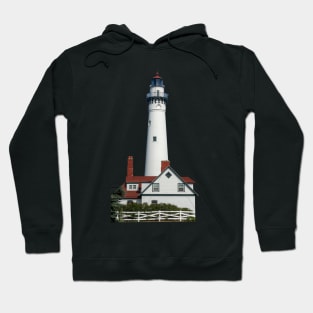 The Light at Wind Point Hoodie